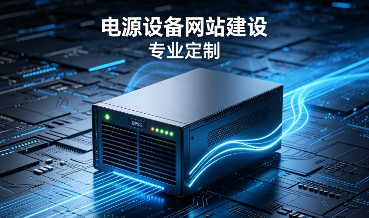 替换词电源设备企业网站建设案例｜工业电气设备官网定制与获客优化方案