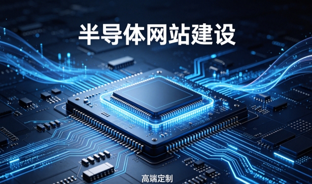 替换词半导体企业网站建设案例解析｜科技型企业高端定制建站落地指南