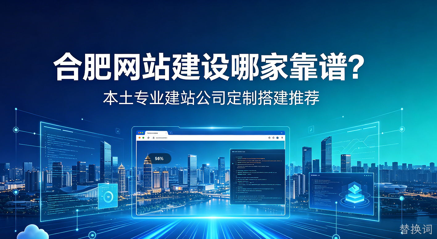 替换词网站建设哪家靠谱？本土专业建站公司定制搭建推荐